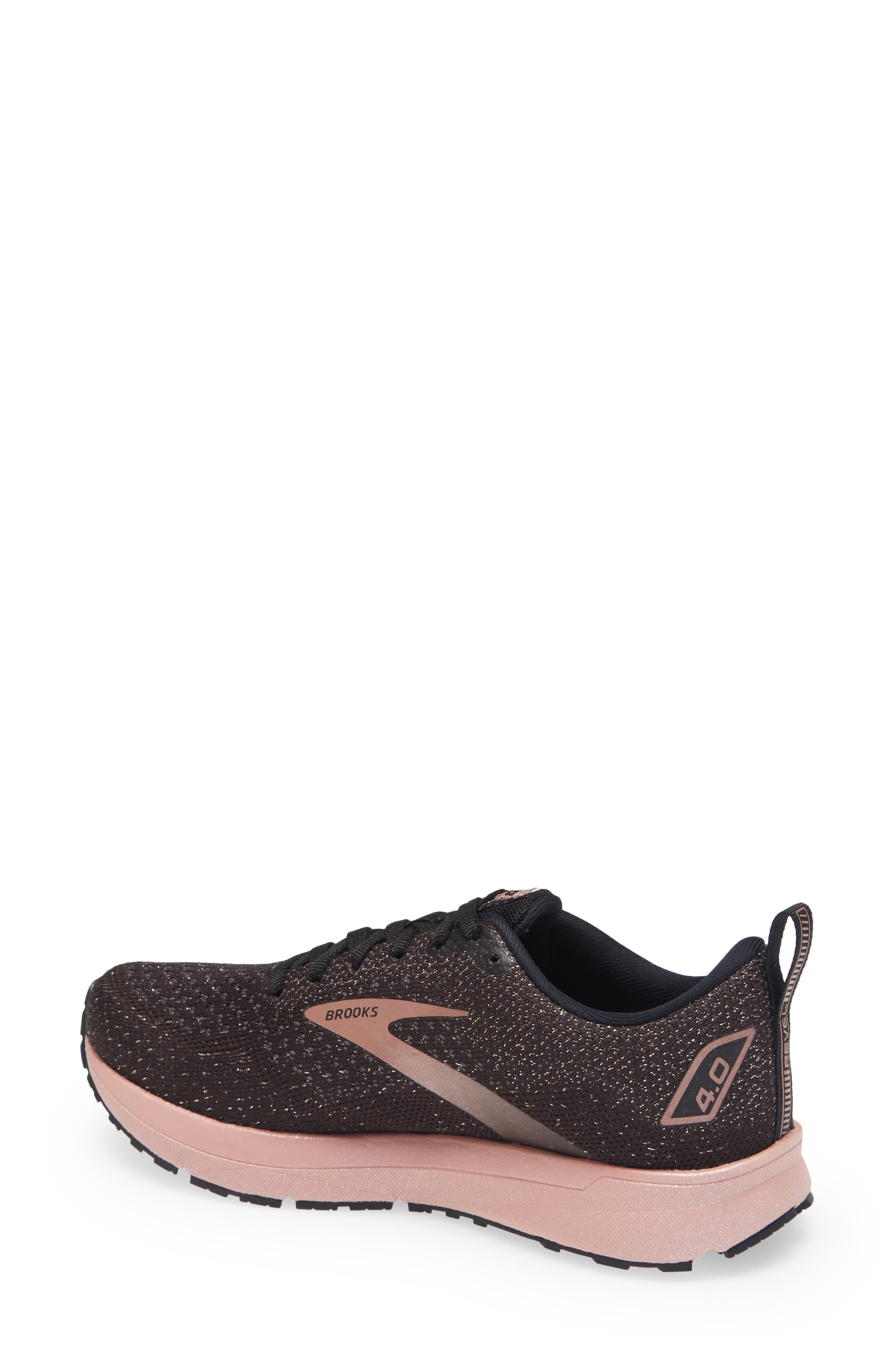 Revel 4 Hybrid Running Shoe, Alternate, color, BLACK/ EBONY/ ROSE GOLD
