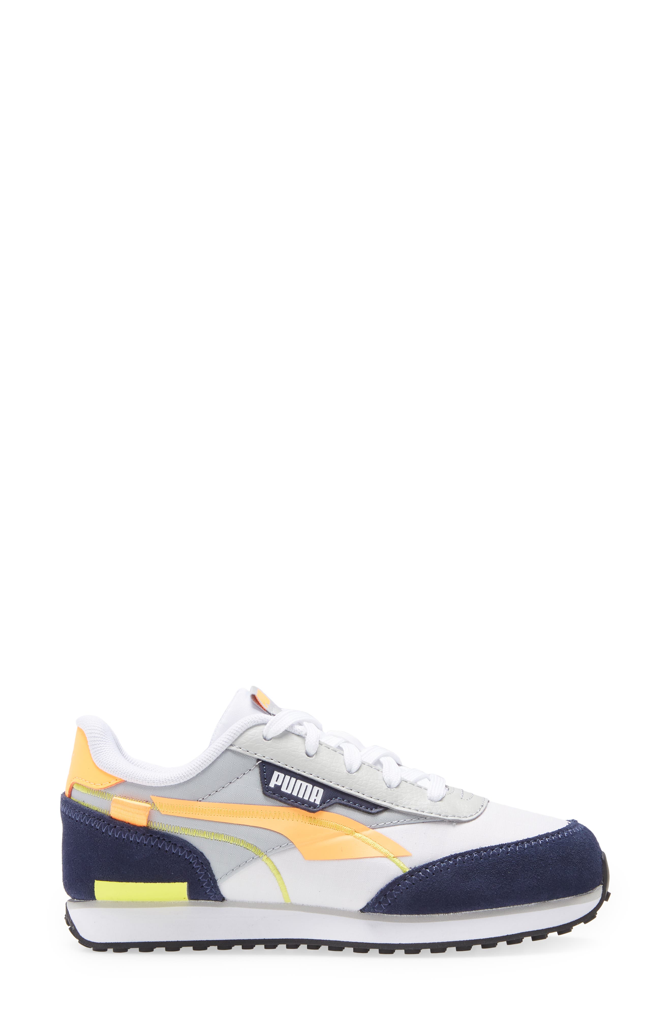 Future Rider Twofold Sneaker, Alternate, color, HIGH RISE-PEACOAT-FLUO ORANGE