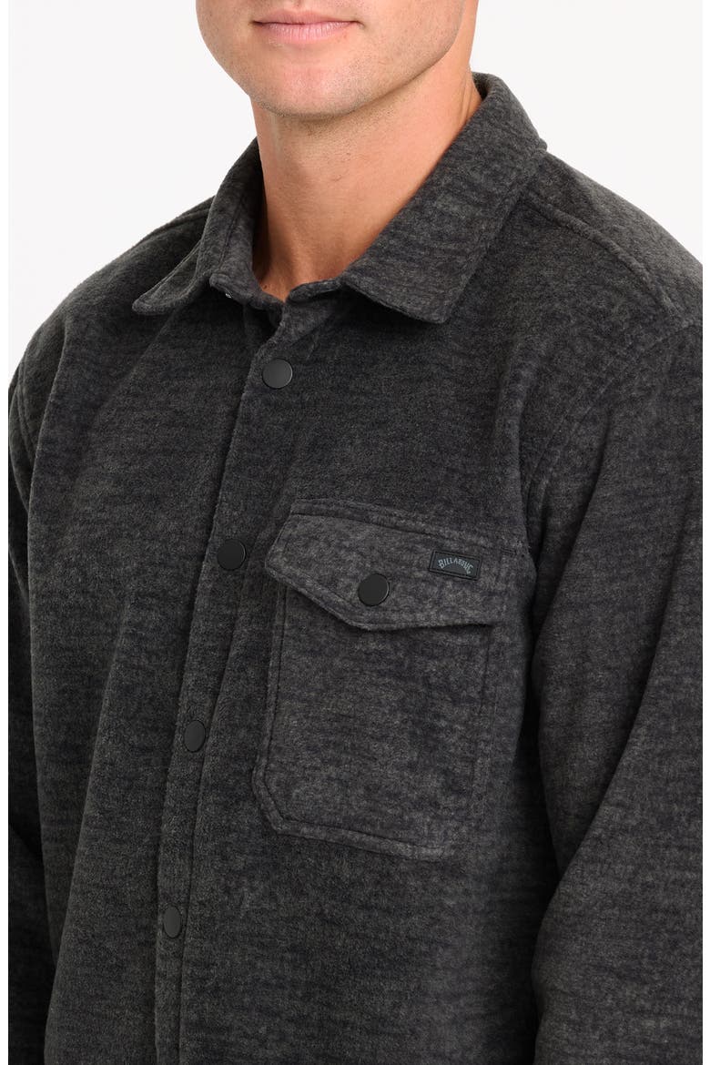 Furnace Flannel Button-Up Shirt, Alternate, color, BLACK