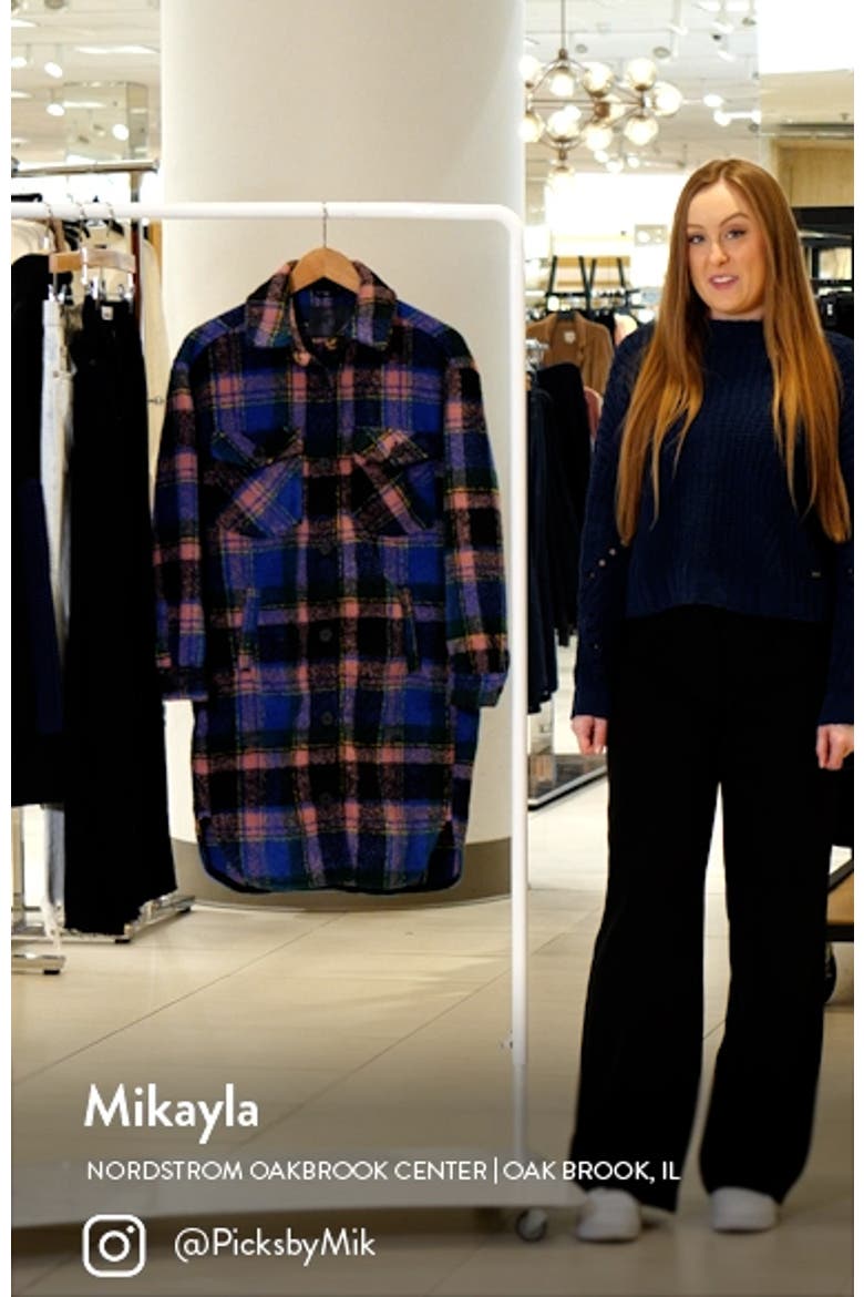 Plaid Long Shacket video