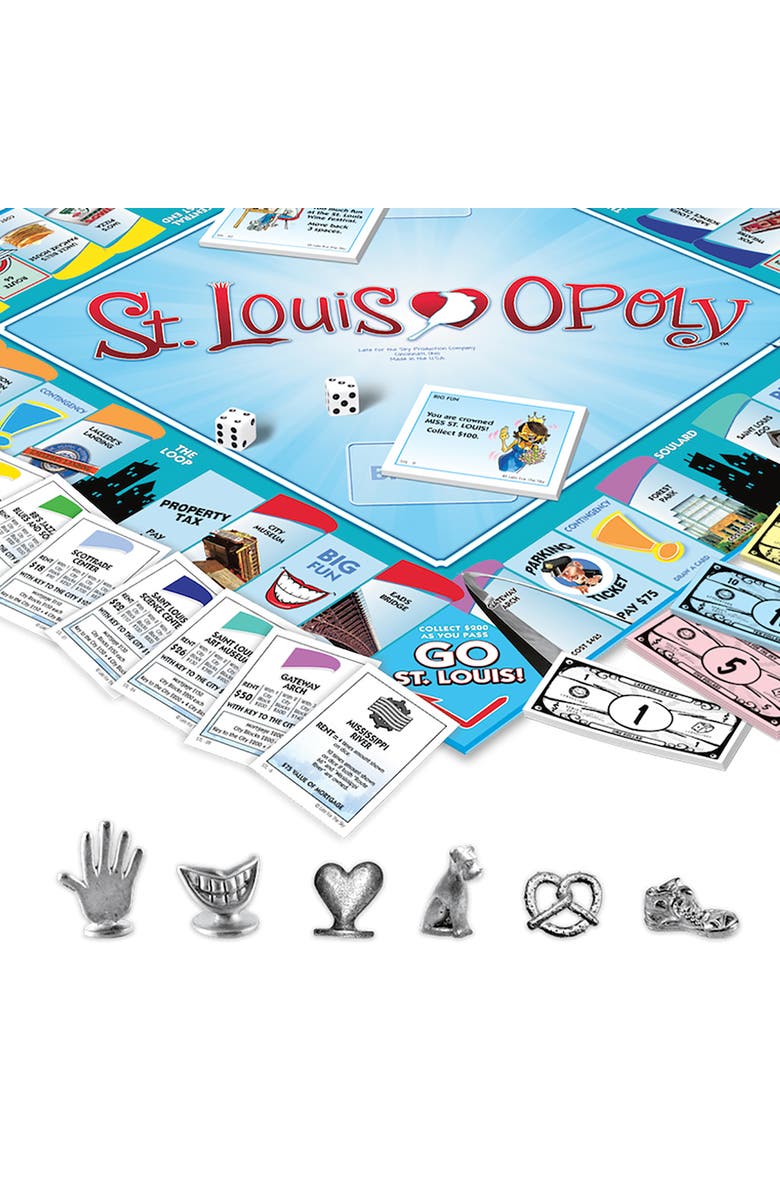 Late for the Sky St. Louisopoly Monopoly Board Game, Alternate, color, Multicolored