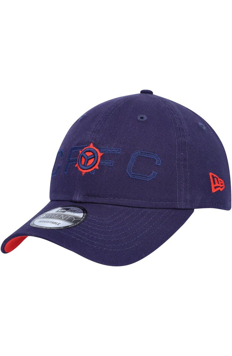 New Era Men's New Era Navy Chicago Fire Kick Off 9TWENTY Adjustable Hat, Alternate, color, Navy