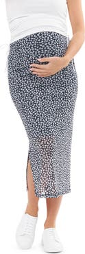 Ripe Maternity Kara Mesh Maternity Midi Skirt