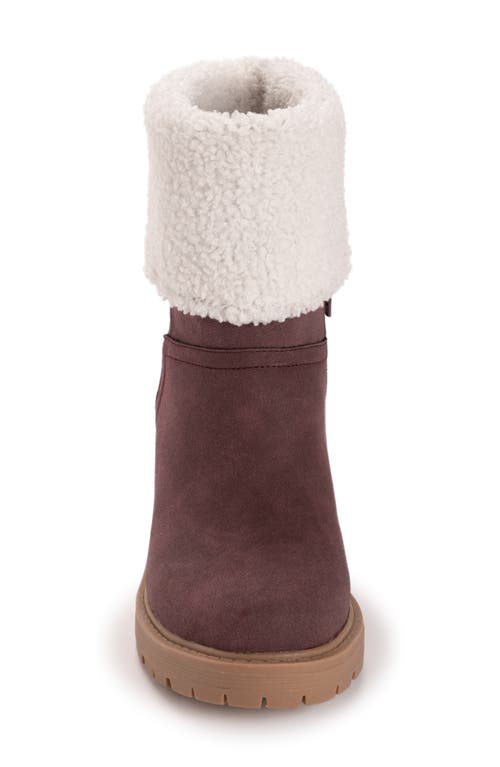 Muk Luks Londyn Boot In Burgundy