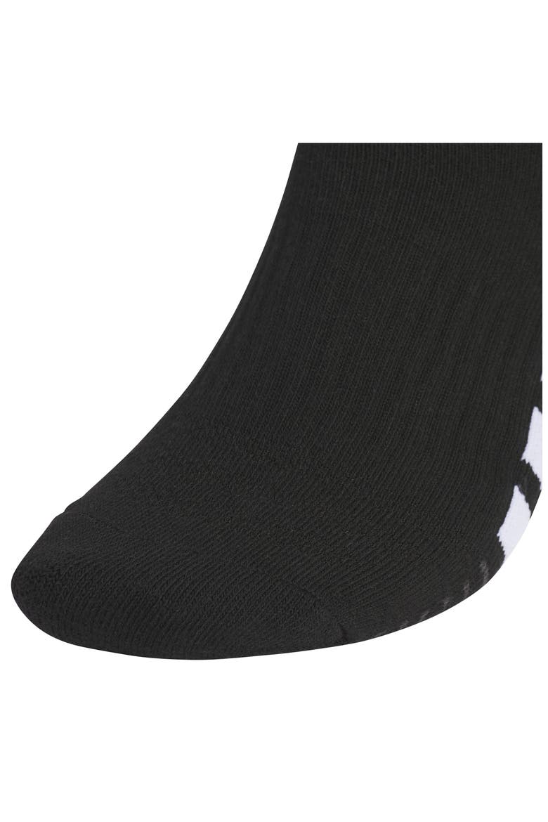 Cushioned 4.0 3-Pack No-Show Socks, Alternate, color, BLACK/ WHITE/ CARBON GREY