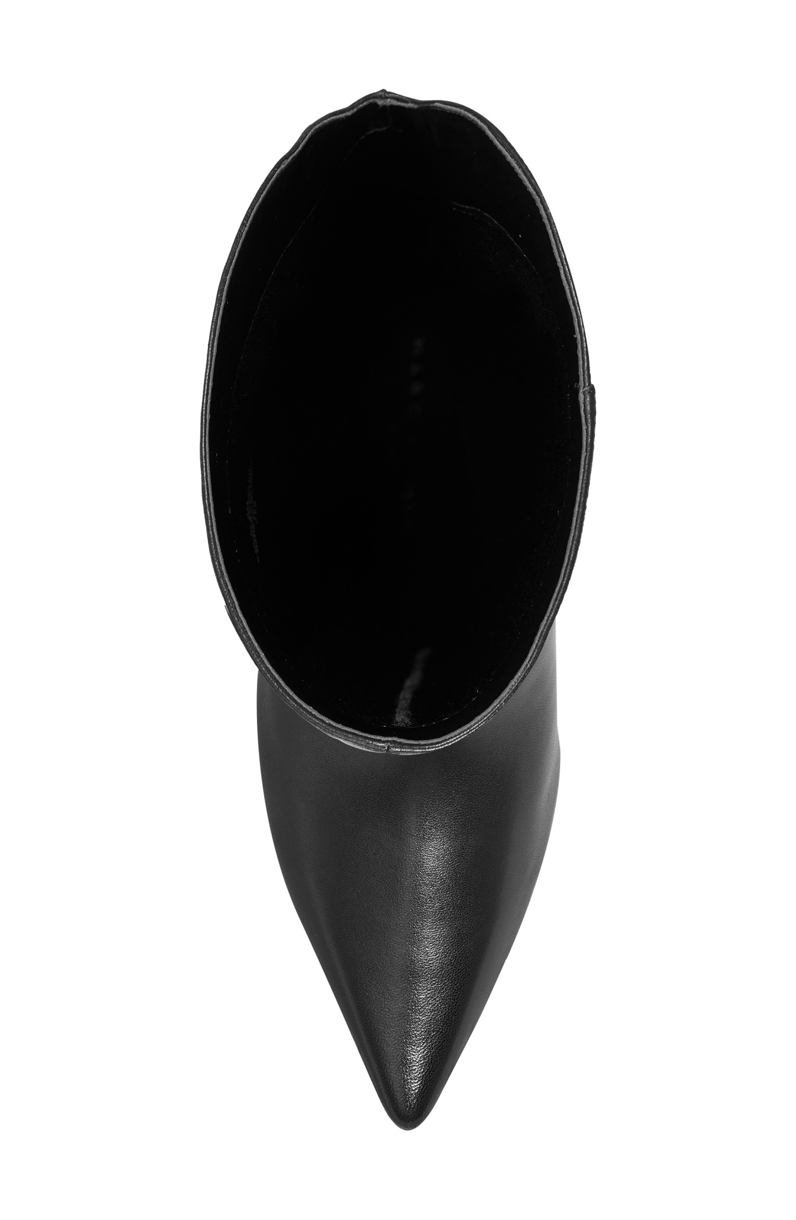 Marc Fisher LTD Esmee Pointed Toe Knee High Boot, Alternate, color, Black Leather