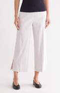 Theory Sharkskin Pull-On Wide Leg Pants