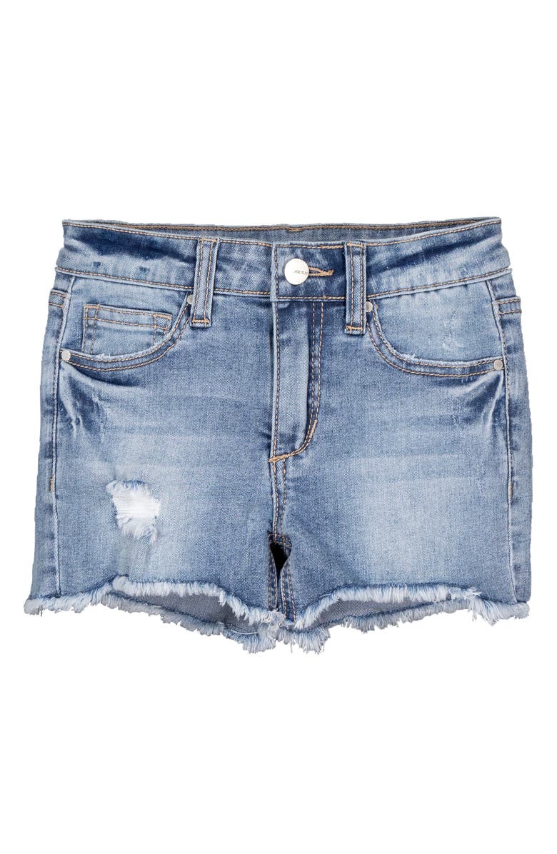 Joe's Kids' Jessie Frayed Cutoff Denim Shorts, Main, color, 