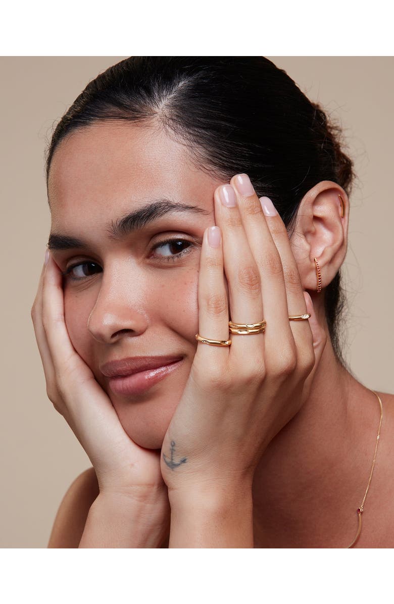 Eloise Jewelry Mirage Ring  with Natural Gemstones. Handmade in Italy, Alternate, color, Diamond