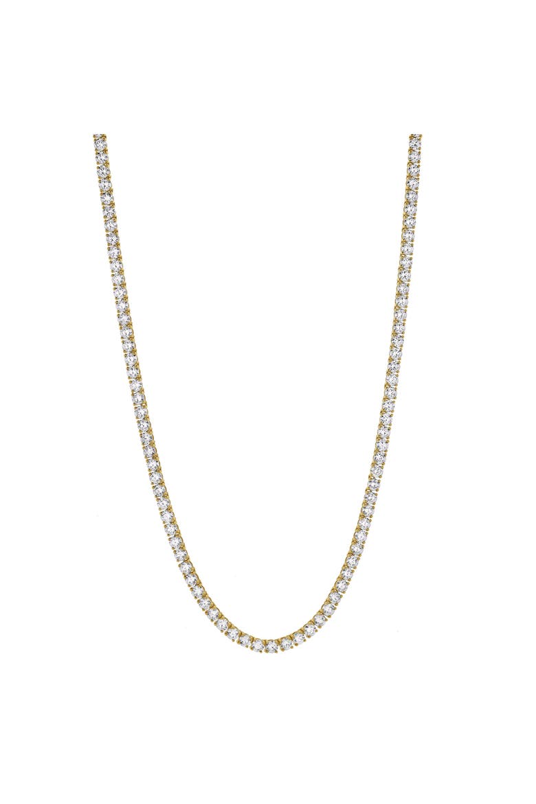 Gstaad 10K Yellow Gold Lab Grown Diamond Tennis Chain - 18.94 Carats, Alternate, color, 10K Yellow Gold