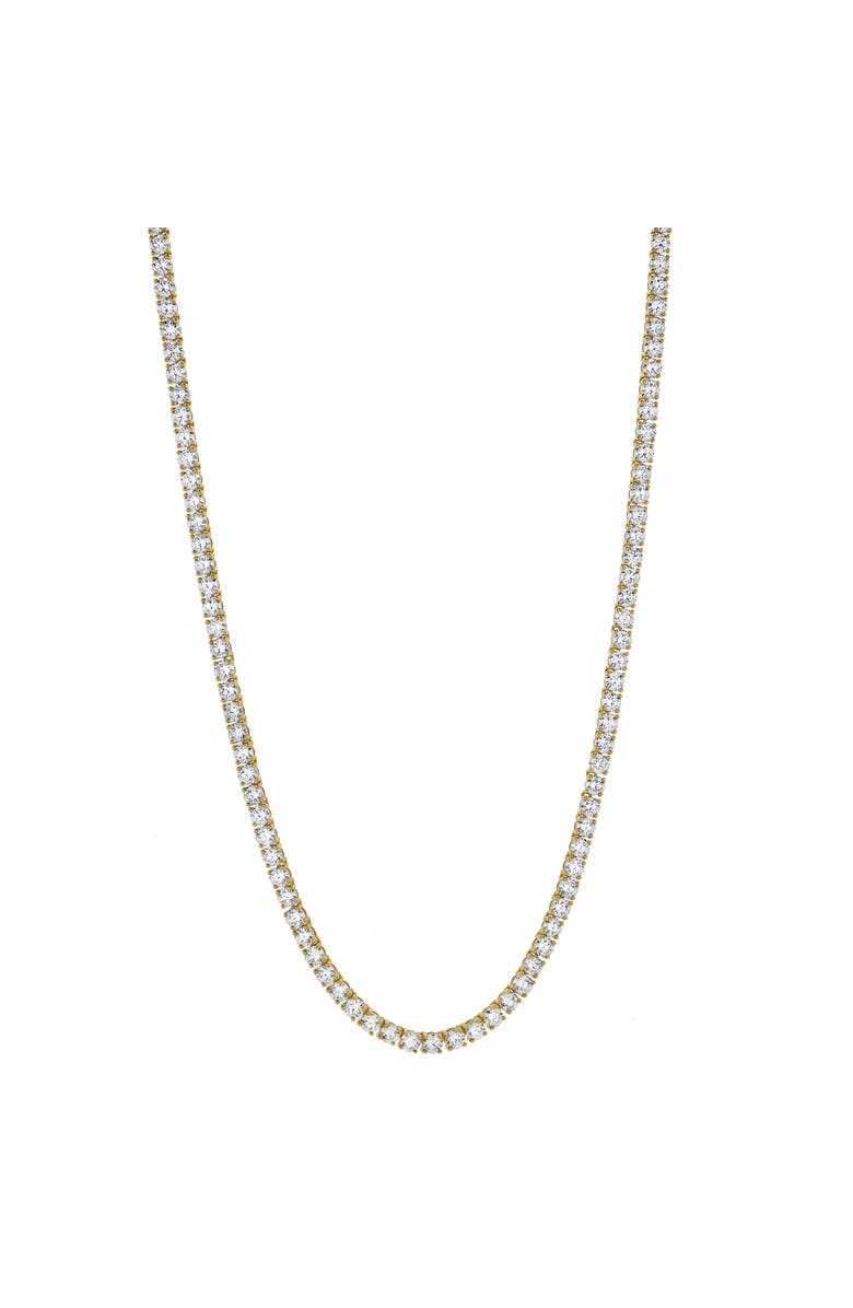 LuvMyJewelry Gstaad 10K Yellow Gold Lab Grown Diamond Tennis Chain - 18.94 Carats, Alternate, color, 10K Yellow Gold