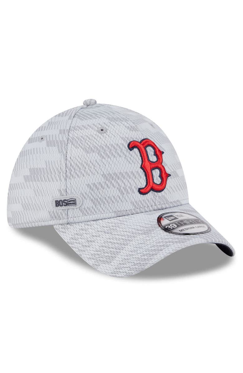 New Era Men's New Era Gray Boston Red Sox 2025 MLB Clubhouse 39THIRTY Flex Hat, Alternate, color, Gray