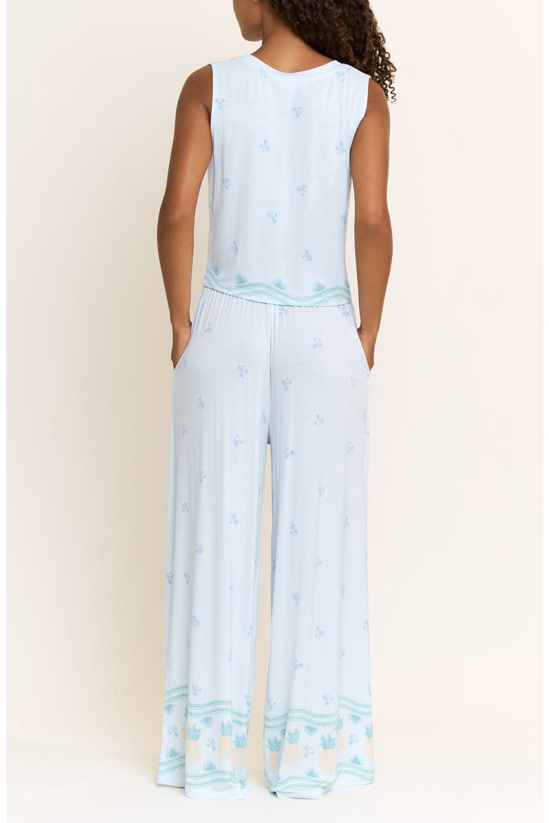 All American Pajamas, Alternate, color, OCEAN GLOW PINEAPPLE