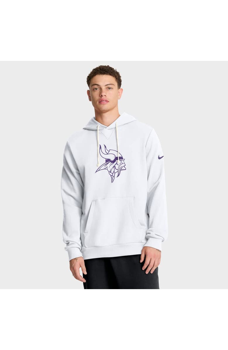 Nike Men's Nike White Minnesota Vikings Sideline Alt 2 Tight Coverage Performance Pullover Hoodie, Main, color, White