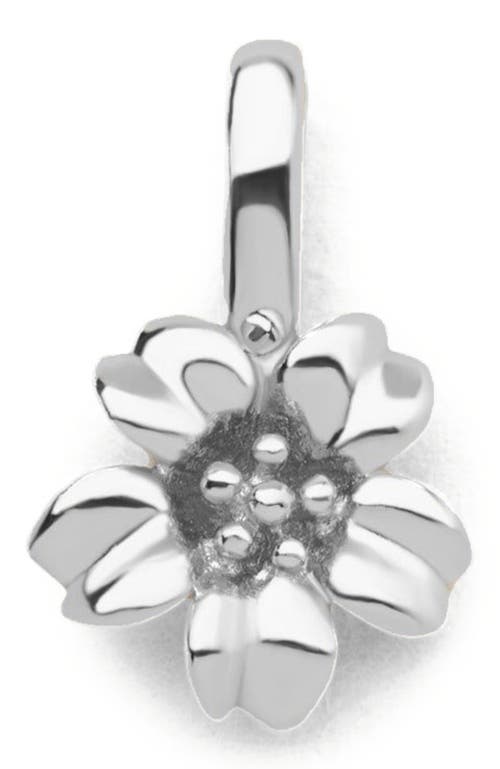 Made By Mary March Birth Flower Charm In Metallic