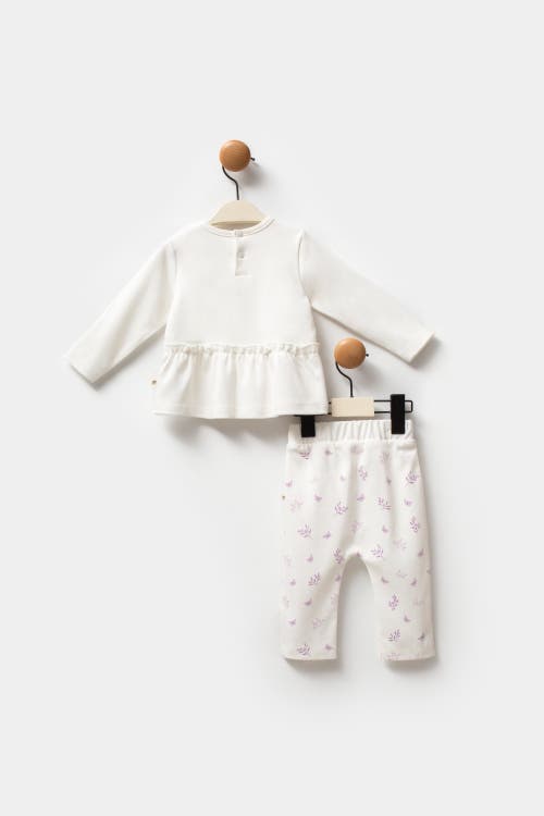 Moi Noi Butterfly Outfit Set In White