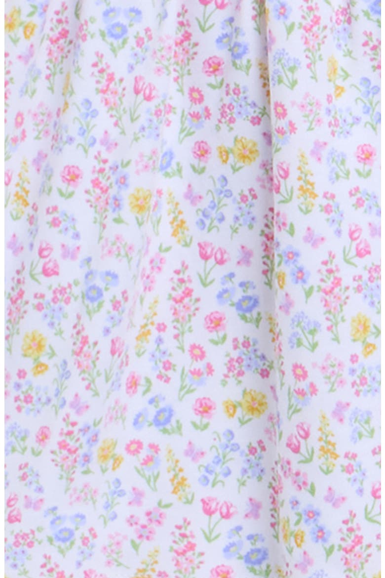 Floral Print Pima Cotton Dress & Bloomers Set, Alternate, color, MULTI