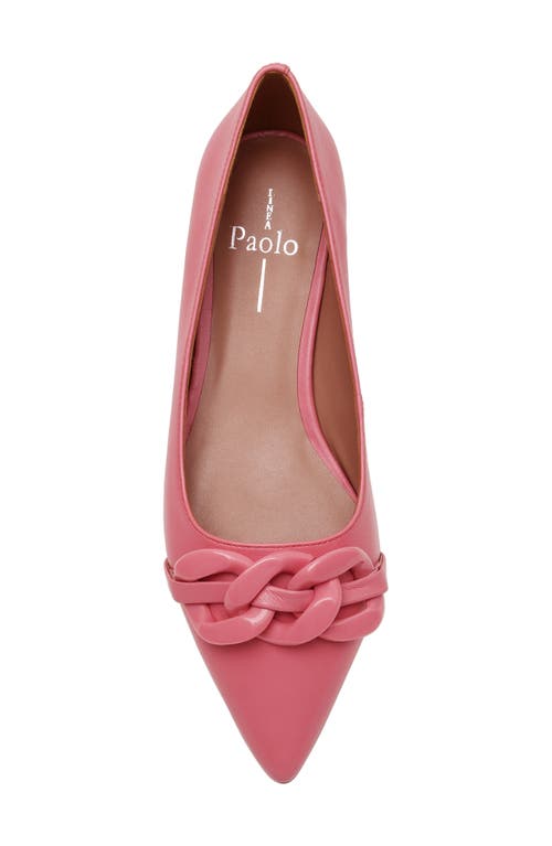 Linea Paolo Nora Pointed Toe Flat In Pink