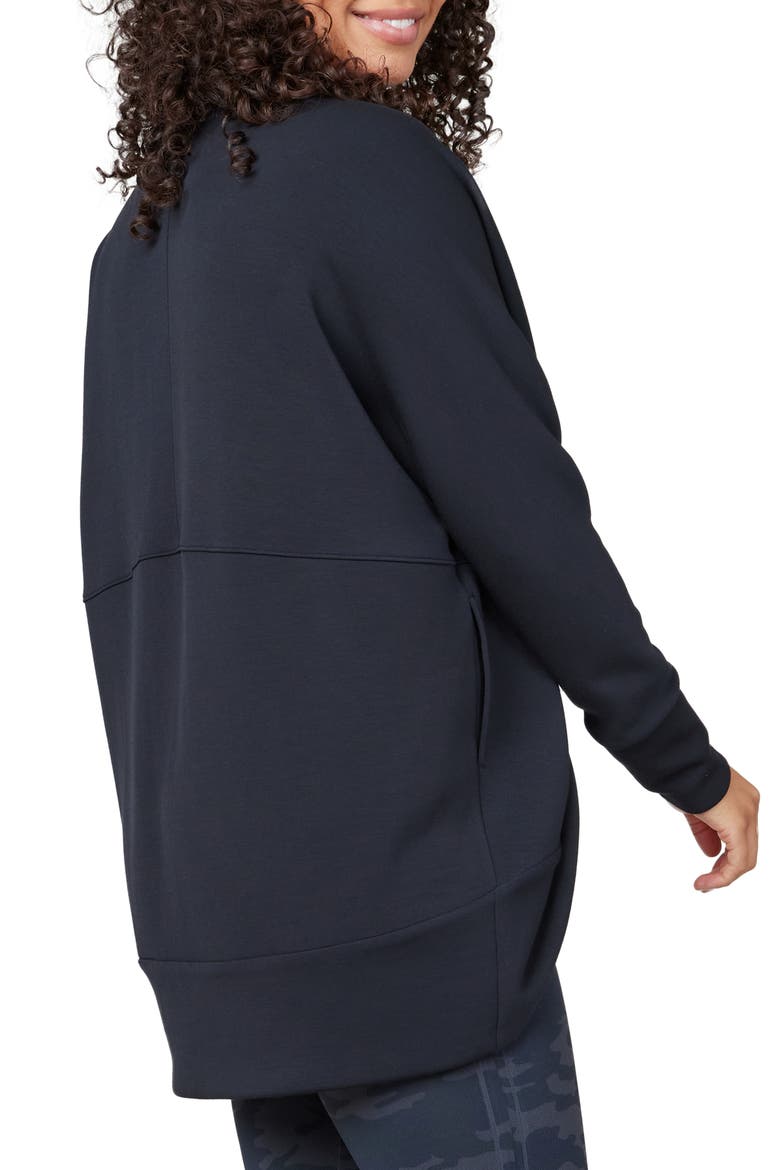 AirEssentials Cocoon Cardigan, Alternate, color, VERY BLACK