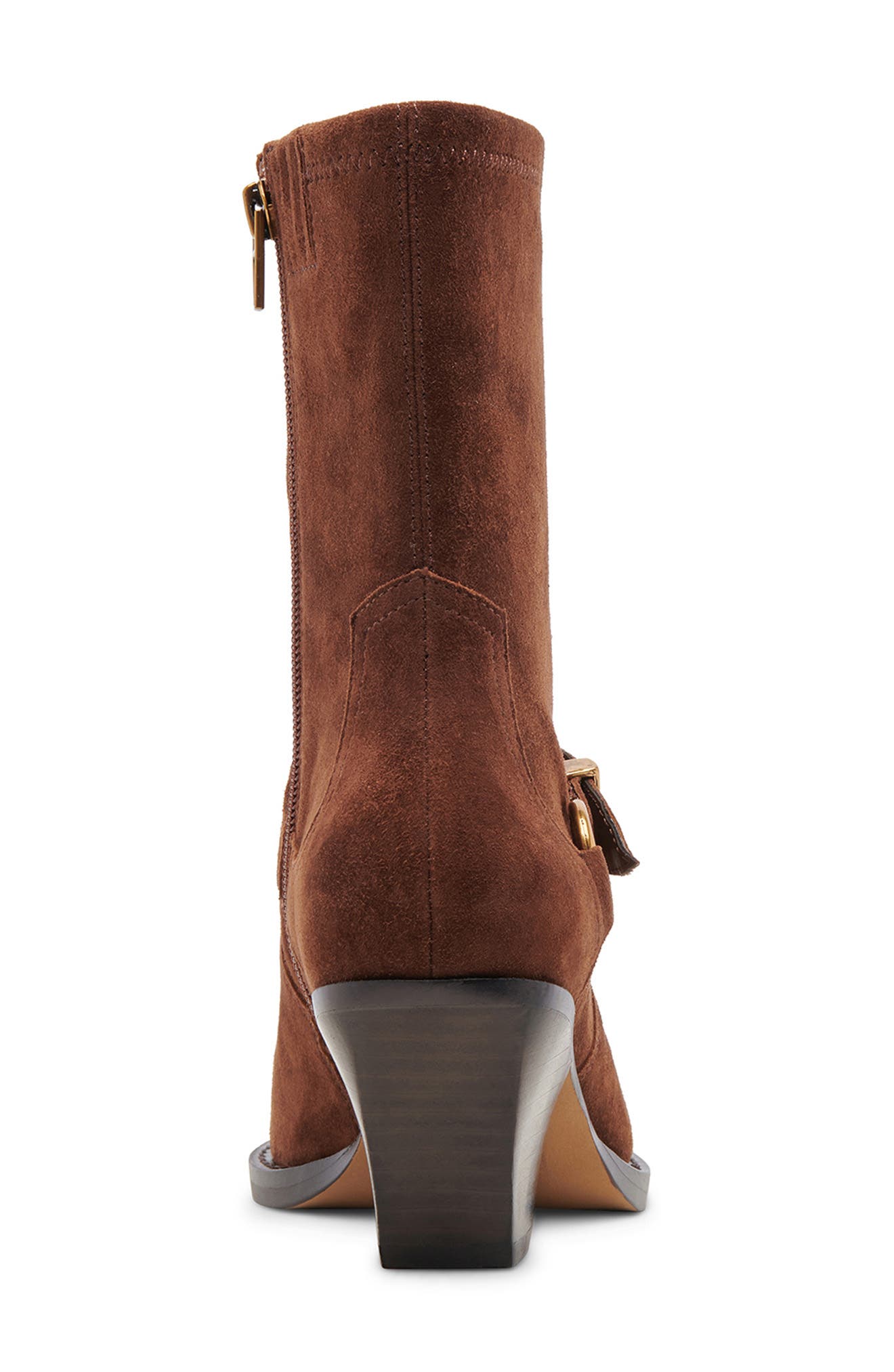 Dolce Vita Rave Pointed Toe Bootie, Alternate, color, Dark Brown