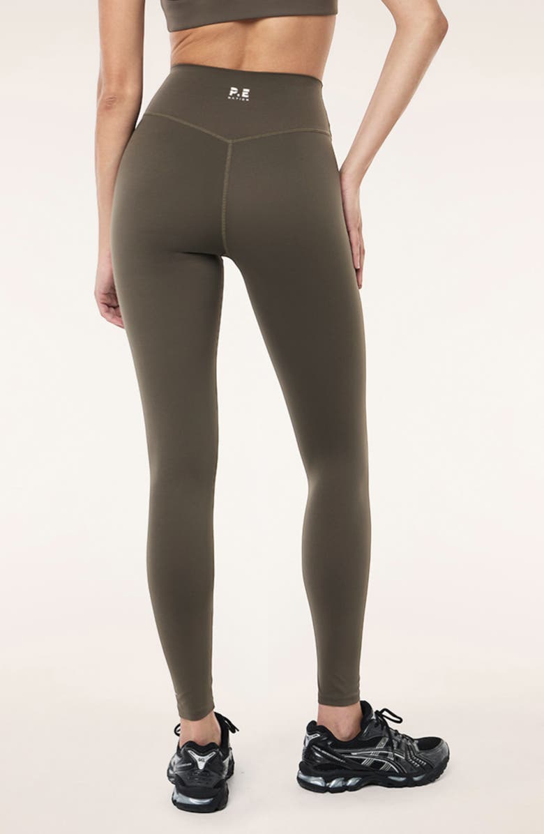P.E Nation Signature Leggings, Alternate, color, Major Brown