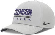 Nike Men's Nike Gray Clemson Tigers 2026 Sideline Dri-FIT Rise Adjustable Hat