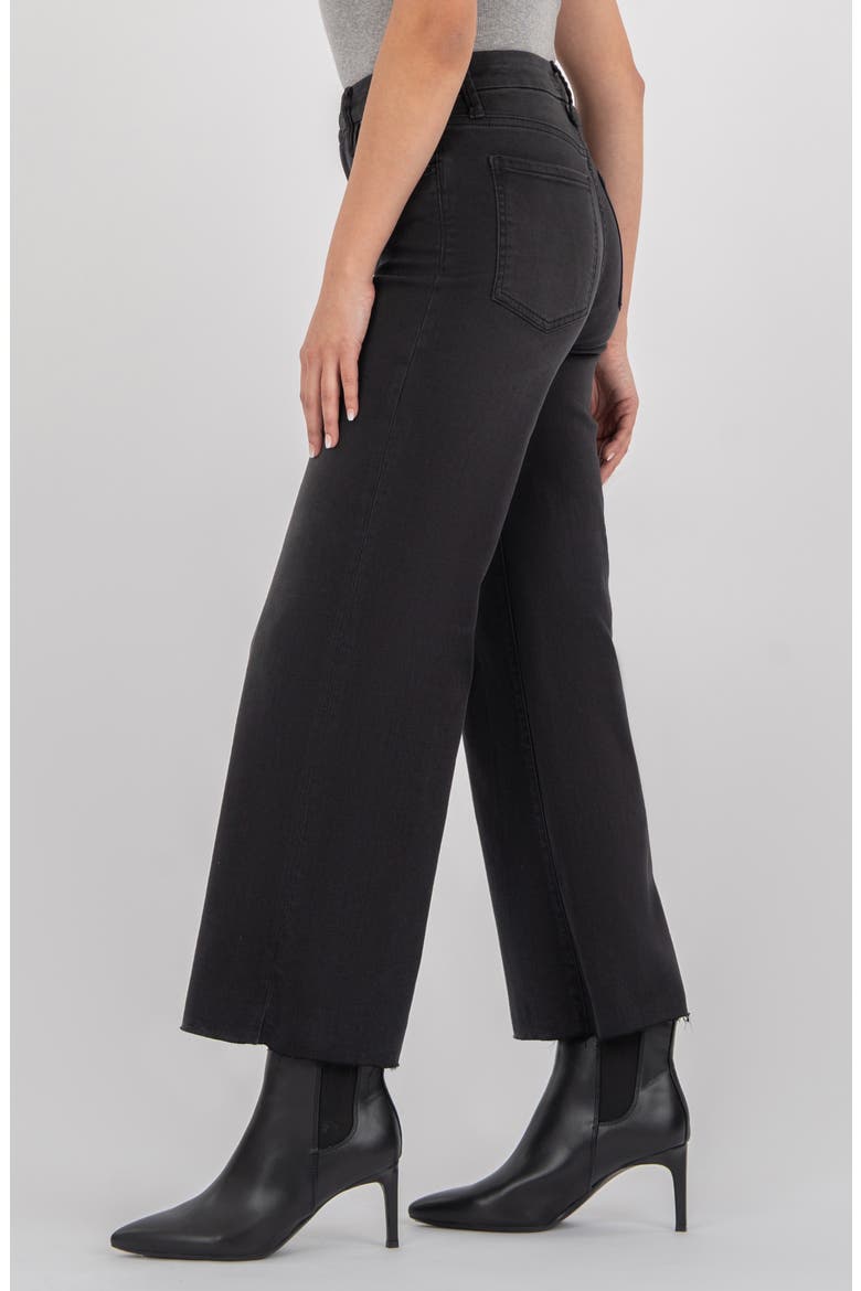 Meg Raw Hem High Waist Ankle Wide Leg Jeans, Alternate, color, EXPERIENCES