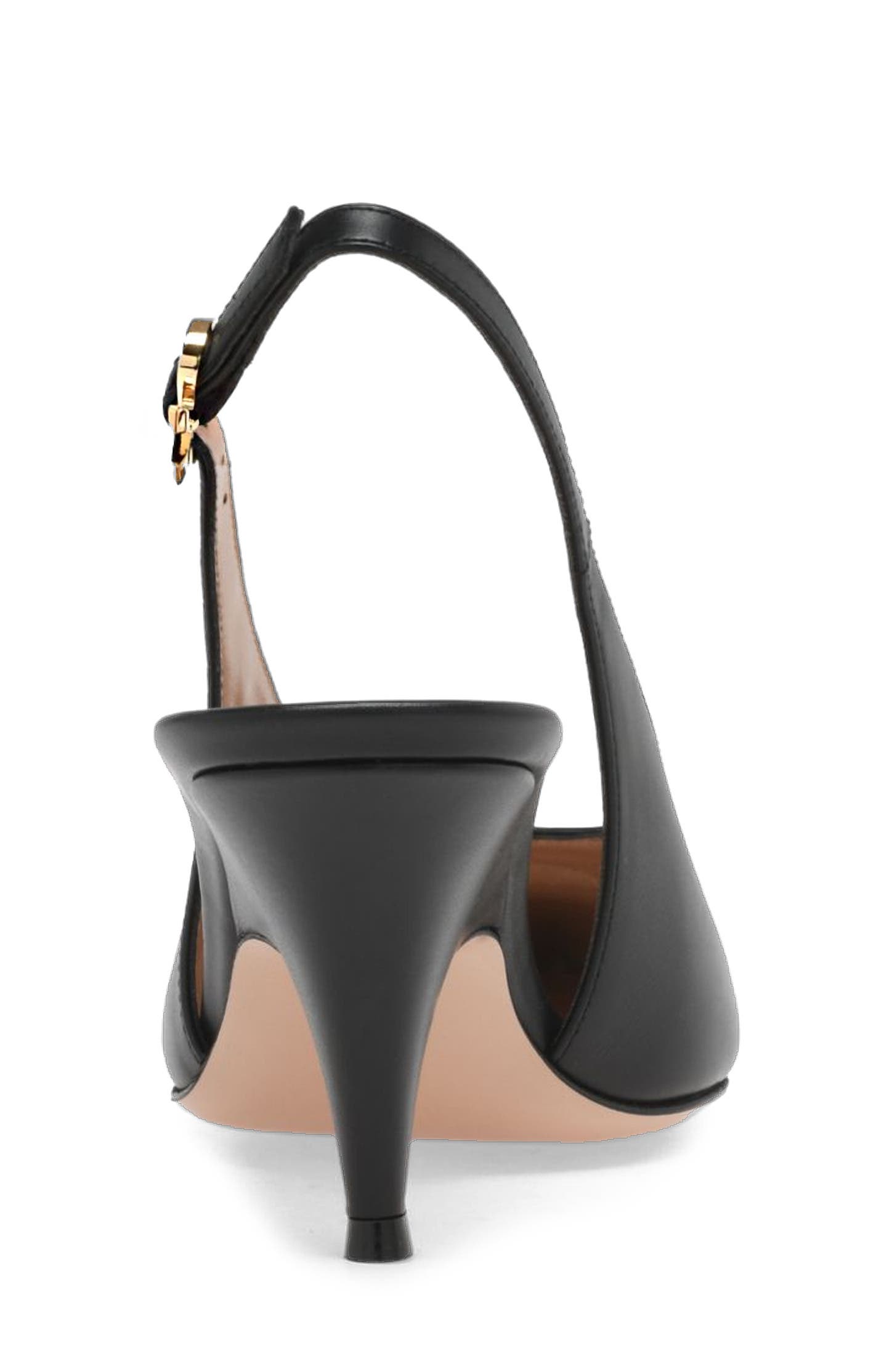 Gianvito Rossi Sofia Sling 70, Alternate, color, Black Leather