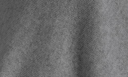 Amicale Asymmetrical Hem Cashmere Poncho In Gray