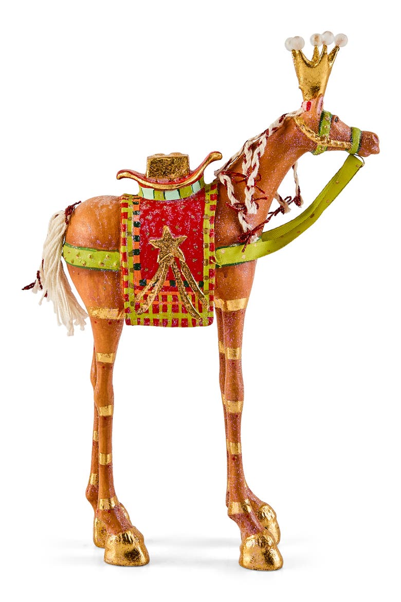Patience Brewster Nativity Gold Camel Decorative Object, Alternate, color, BROWN