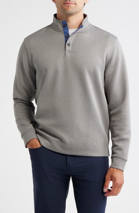 Rockwells Quilted Henley Pullover