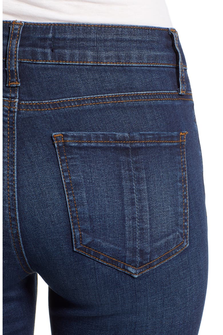 High Waist Skinny Jeans, Alternate, color, DARK