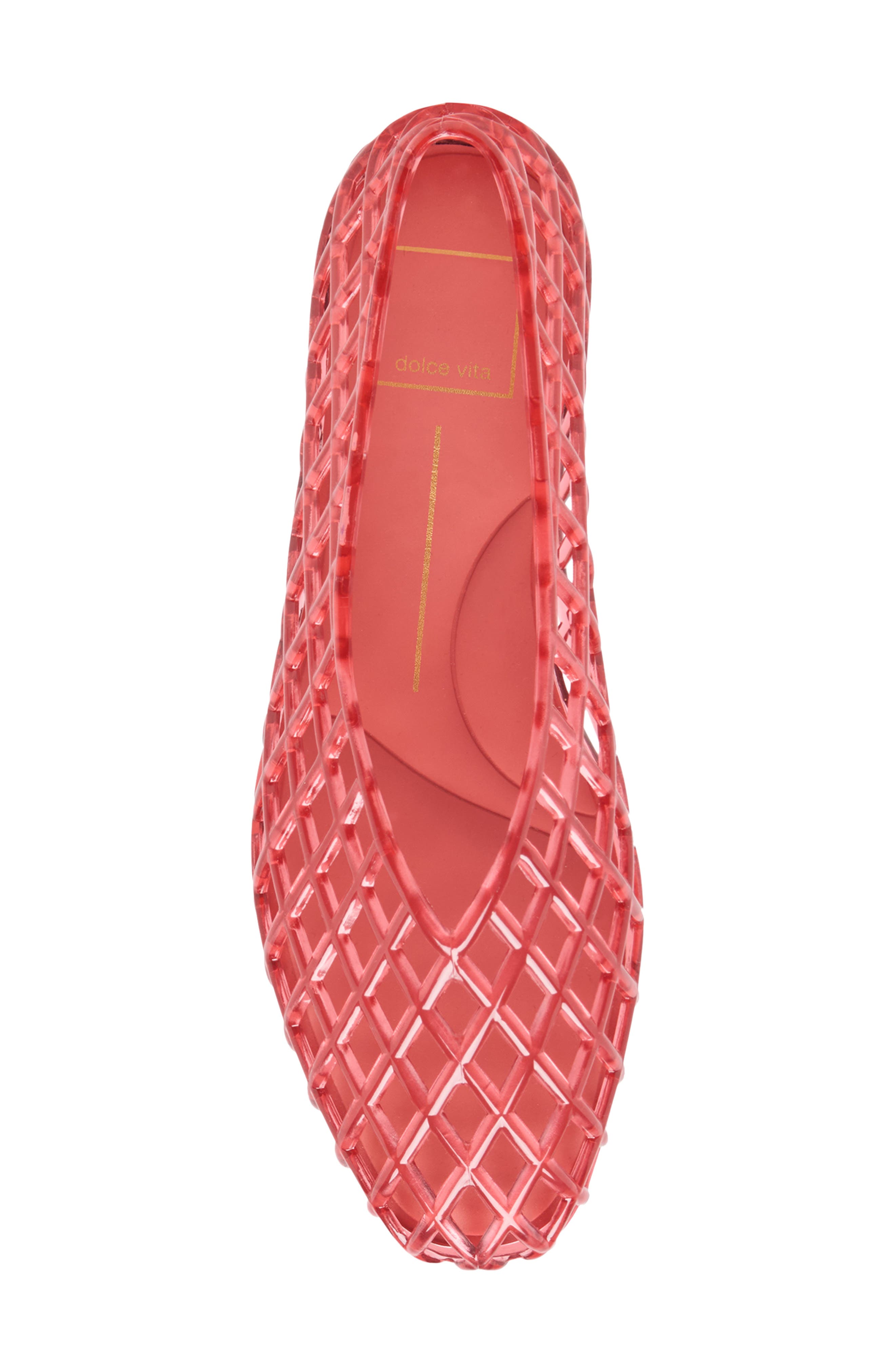 Jam Jelly Flat, Alternate, color, CORAL VINYL