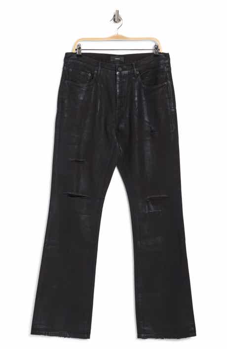 Ripped Foil Relaxed Fit Jeans
