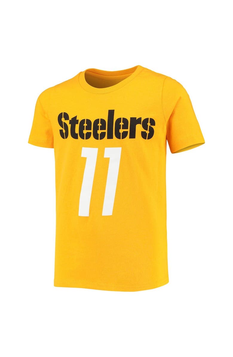 Outerstuff Youth Chase Claypool Gold Pittsburgh Steelers Mainliner Player Name & Number T-Shirt, Alternate, color, 