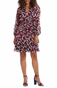 Yuryu Tiered Long Sleeve Dress