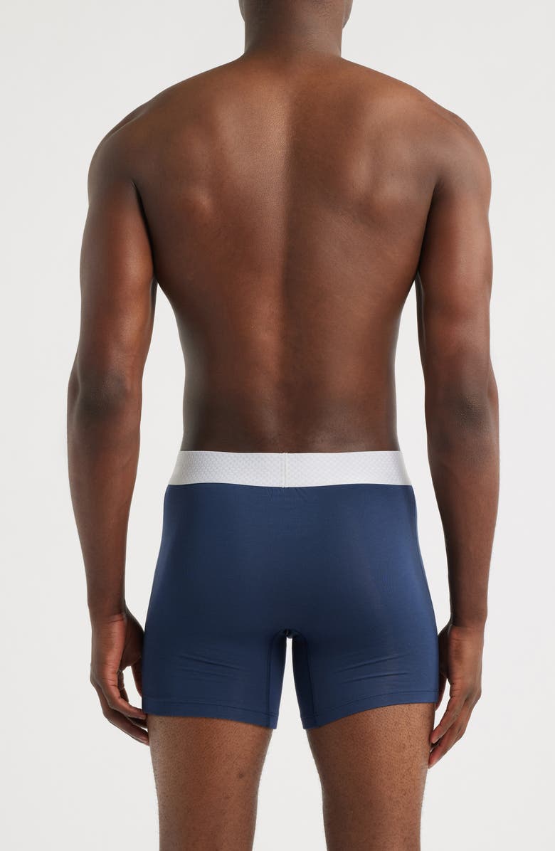 Tommy John Second Skin 4-Inch Golf Ball Waistband Stretch Modal Boxer Briefs, Alternate, color, Dress Blues Golf Ball Wb