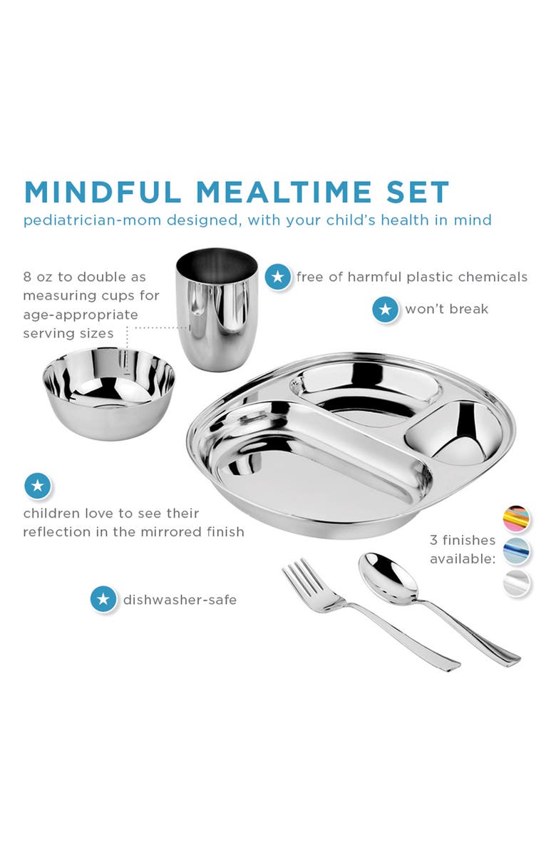 Ahimsa Mindful Mealtime Dish Set, Alternate, color,