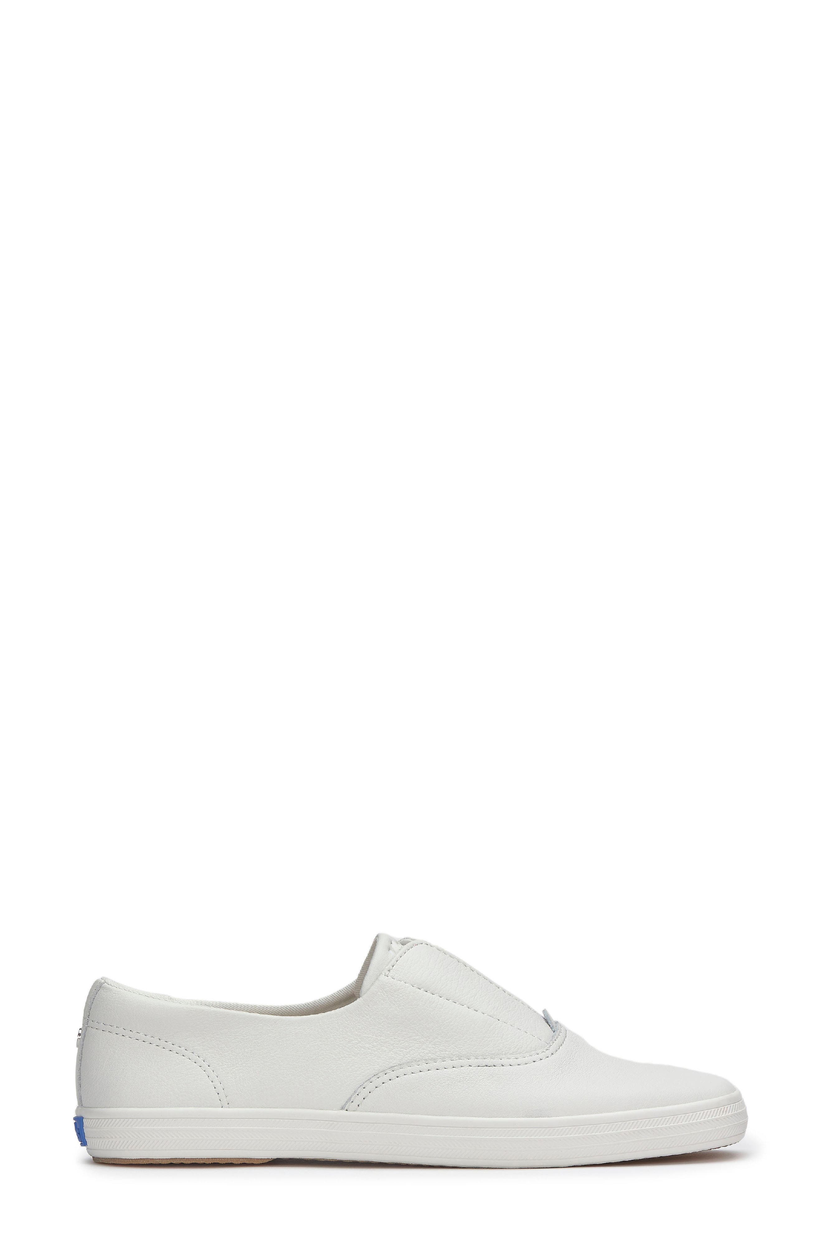 Square Toe Slip-On Sneaker, Alternate, color, SNOW WHITE