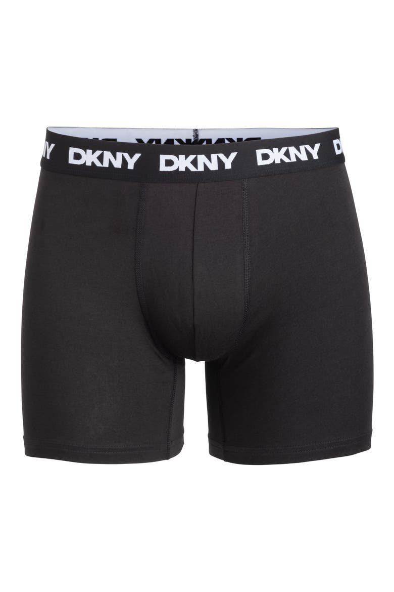 Cotton Stretch Pack of 4 Boxer Briefs, Alternate, color, BLACK/BLACK/BLACK/BLACK