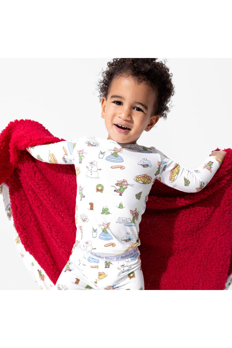 Kids' If You Give A Mouse A Cookie Christmas Set of 2 Piece Pajamas, Alternate, color, Mouse A Cookie Christmas