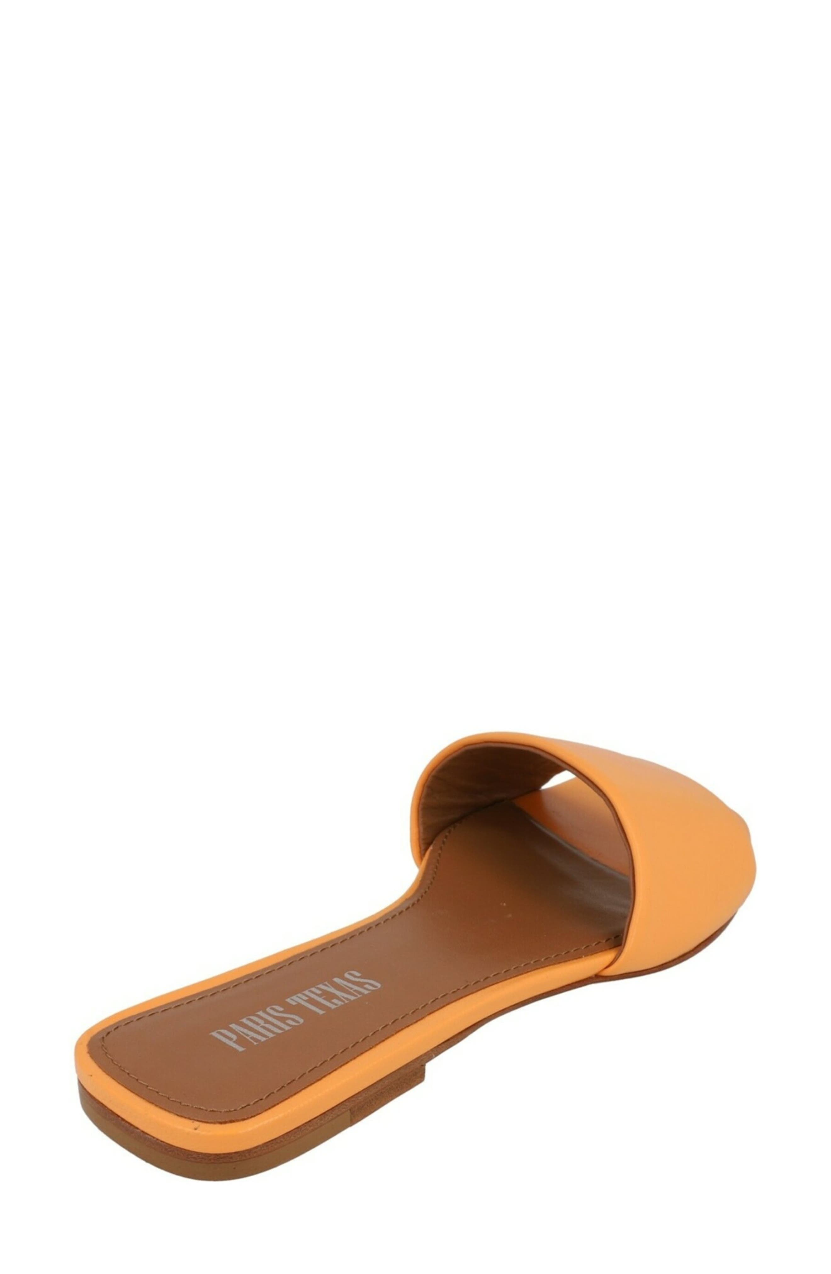 Paris Texas Sanremo Slide Sandal, Alternate, color, Orange