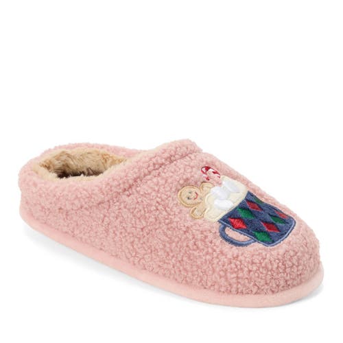 Dearfoams Holiday Novelty Clog Slipper In Purple