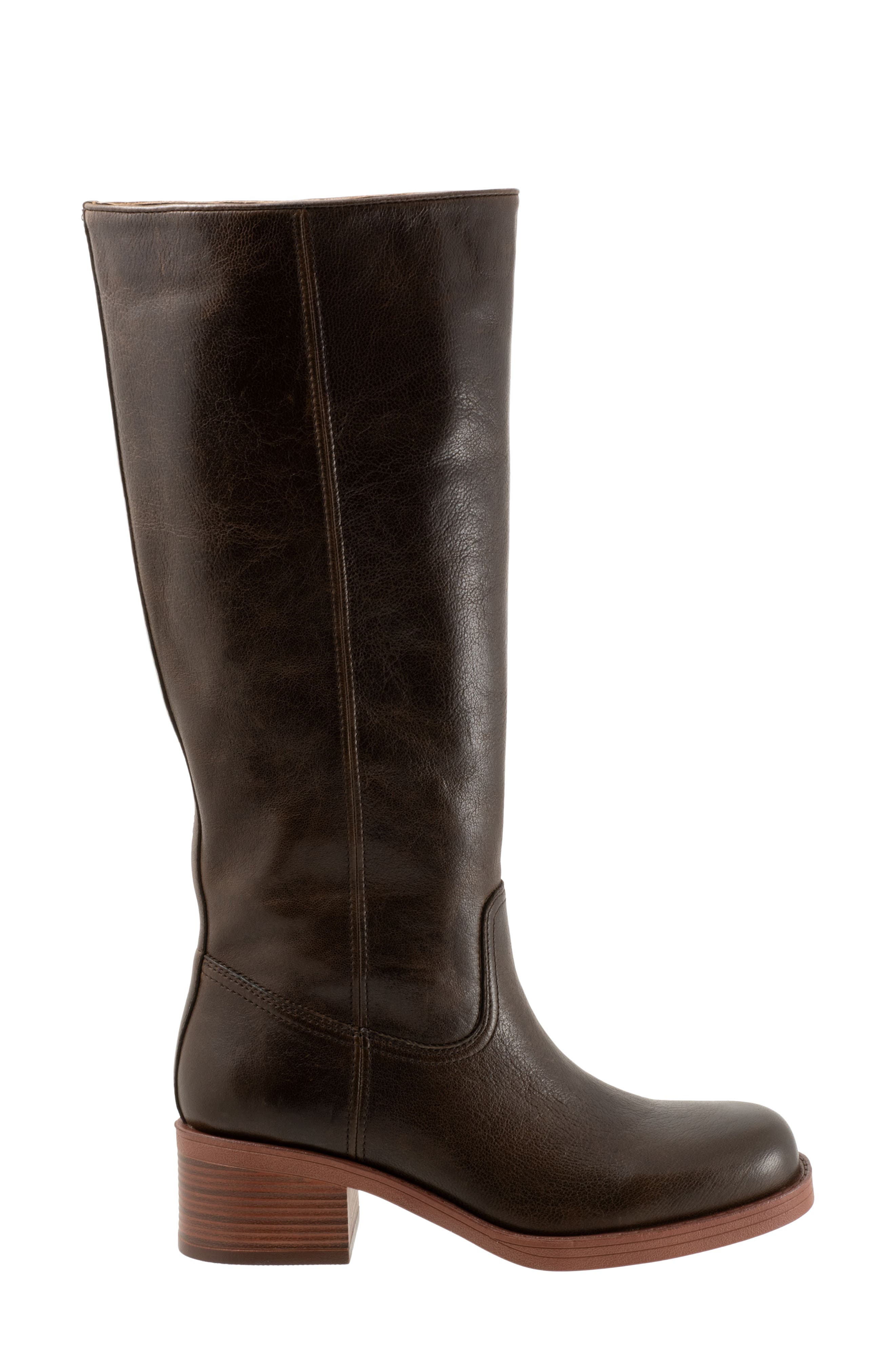 Gauchicas Knee High Boot, Alternate, color, DARK BROWN