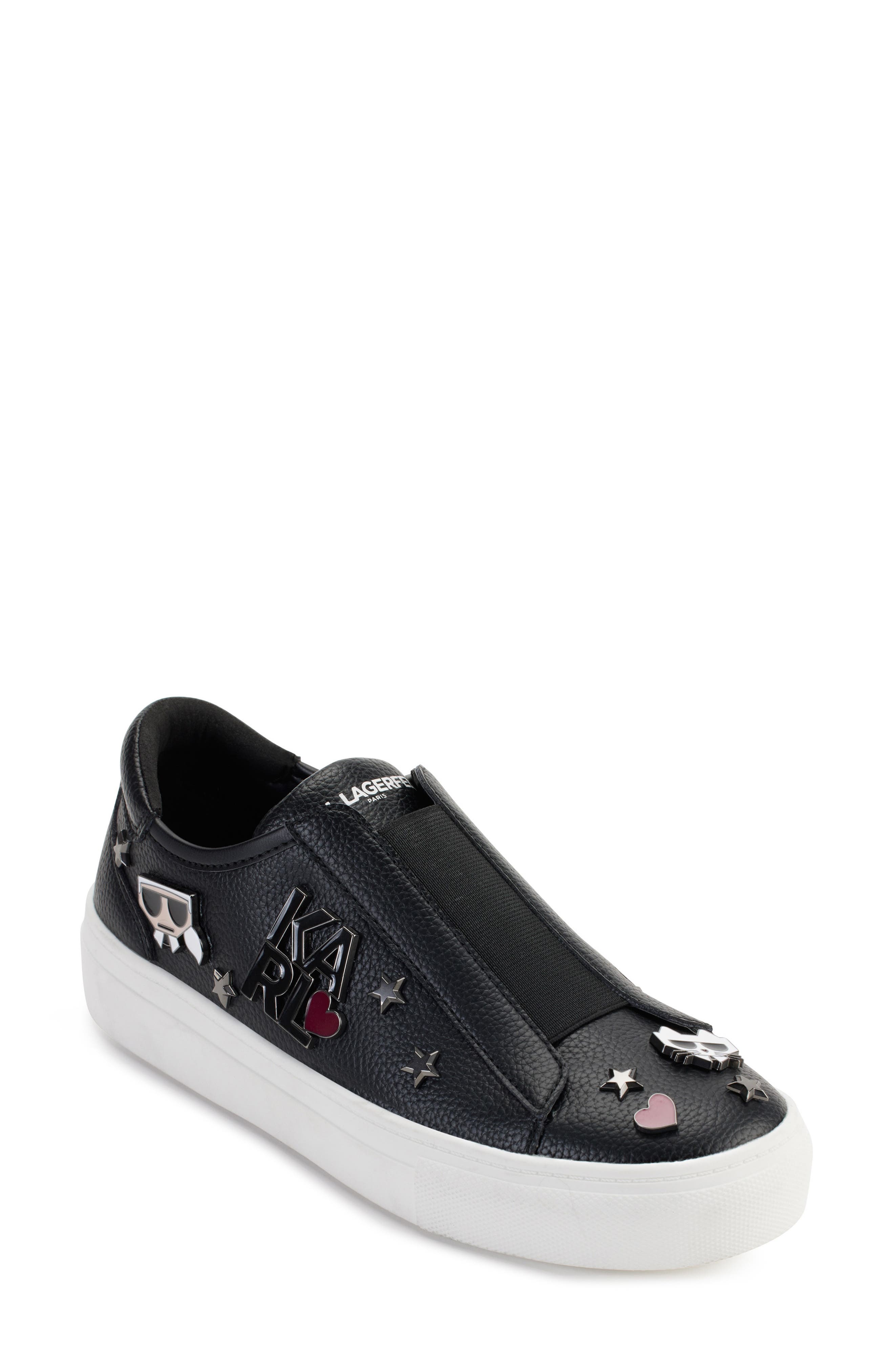 KARL LAGERFELD PARIS Caitie Slip-On Sneaker, Main, color, 