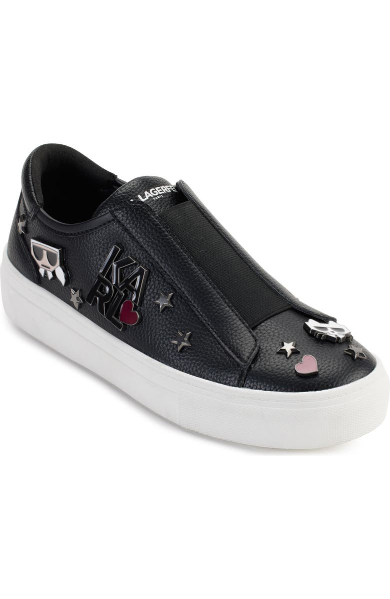 KARL LAGERFELD PARIS Caitie Slip-On Sneaker, Main, color,