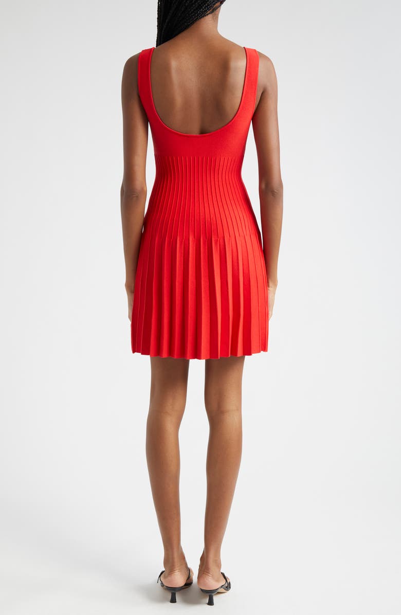 STAUD Ellison Minidress, Alternate, color, Red Rose