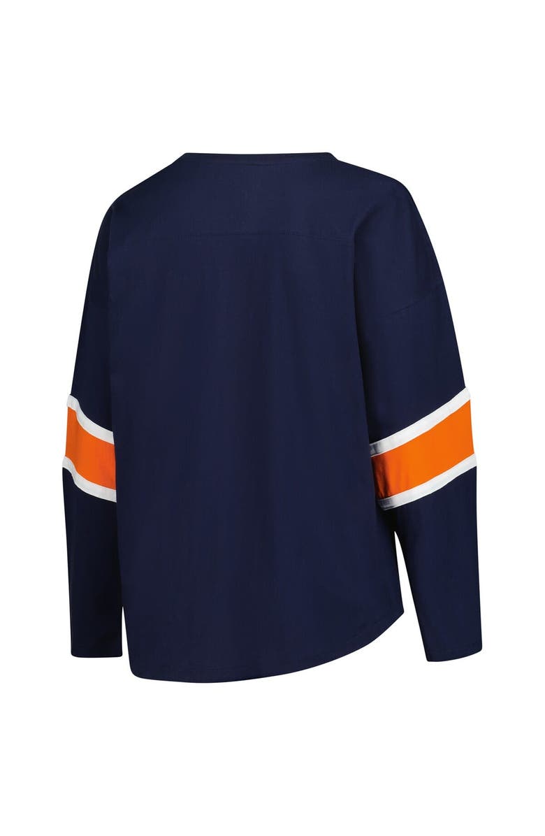 FANATICS Women's Fanatics Navy Chicago Bears Plus Size Redzone 3/4-Sleeve Scoop Neck T-Shirt, Alternate, color, Navy