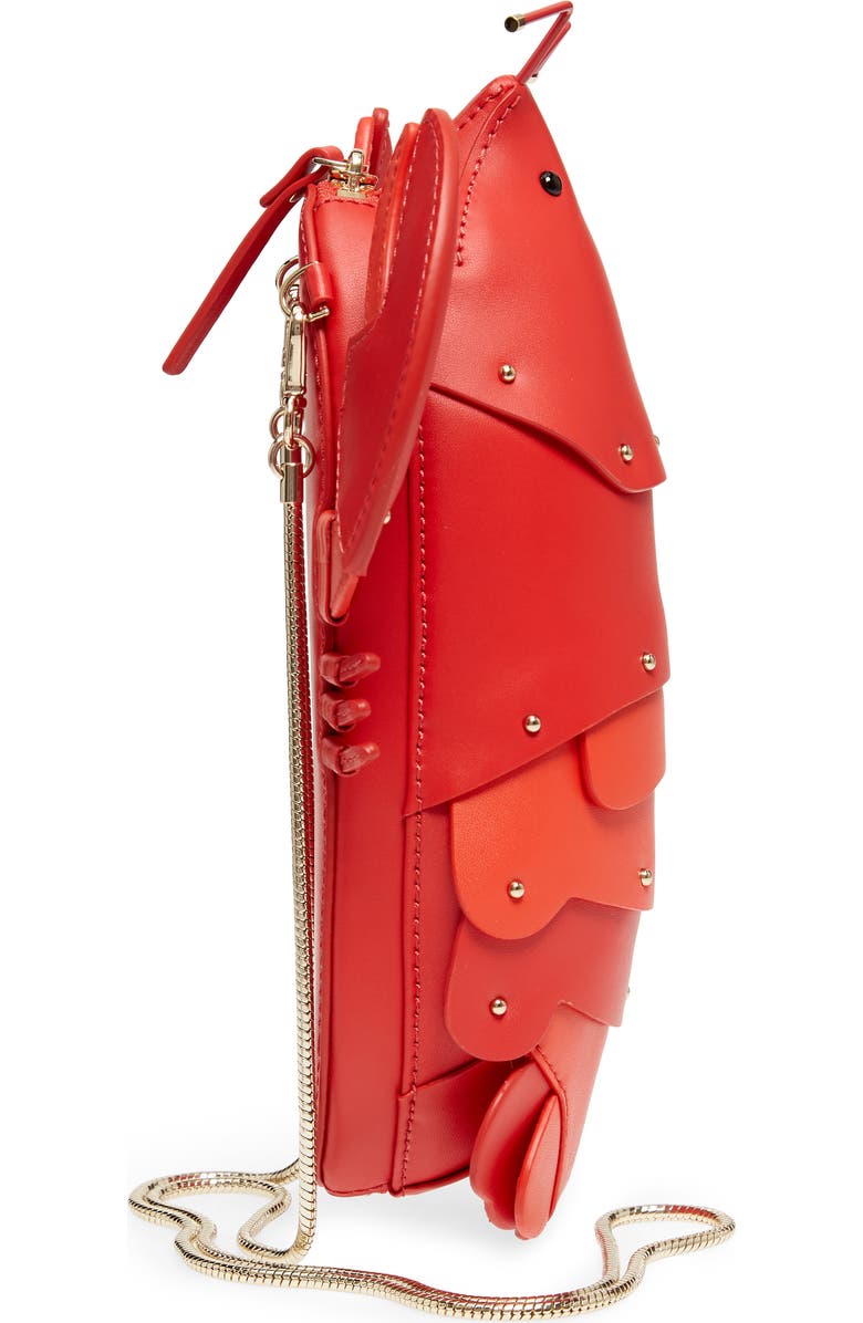 Kate Spade New York shore thing - leather lobster crossbody bag, Alternate, color,