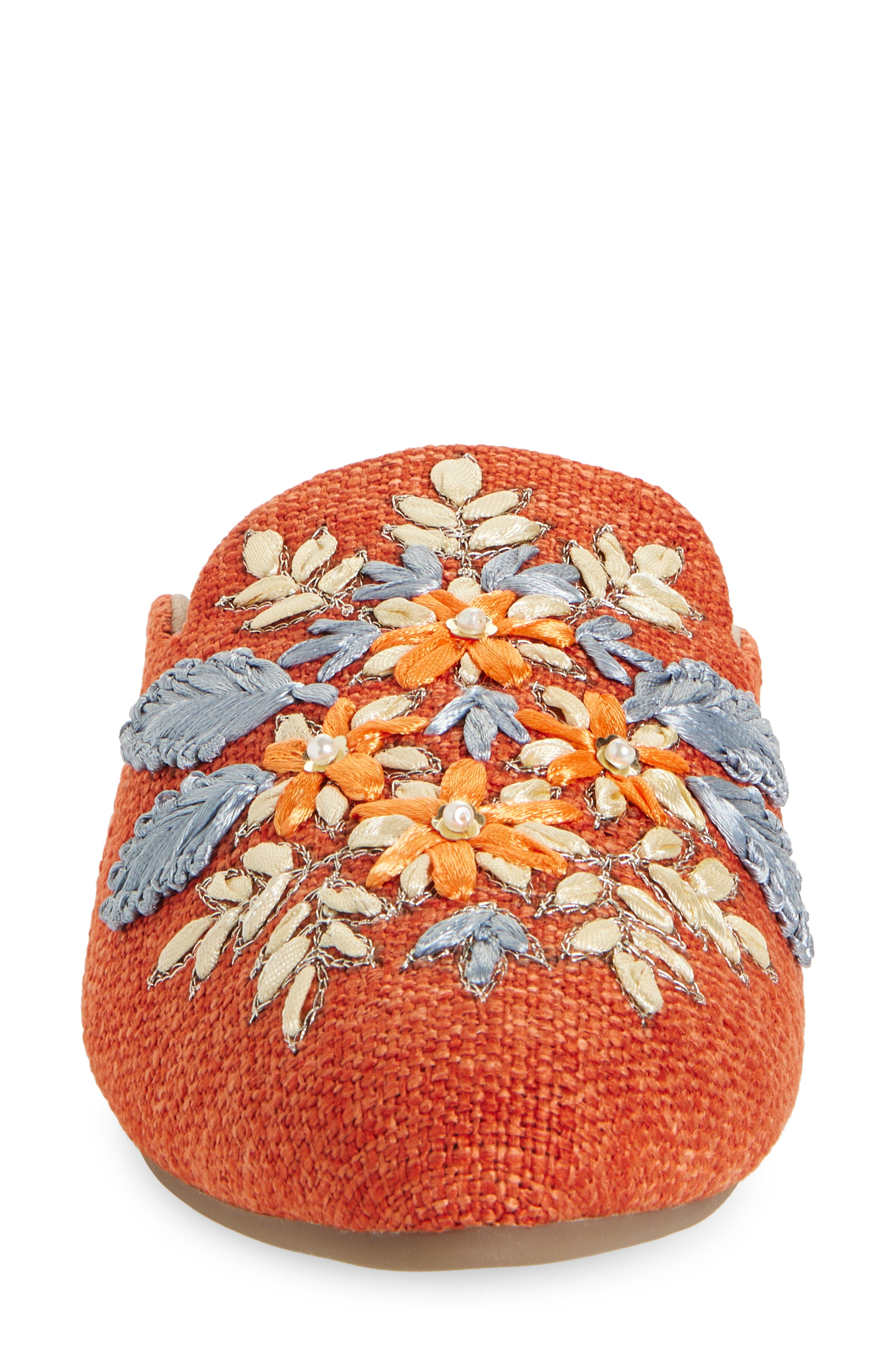 FUCHSIA Jute Embroidered Mule, Alternate, color, Pink